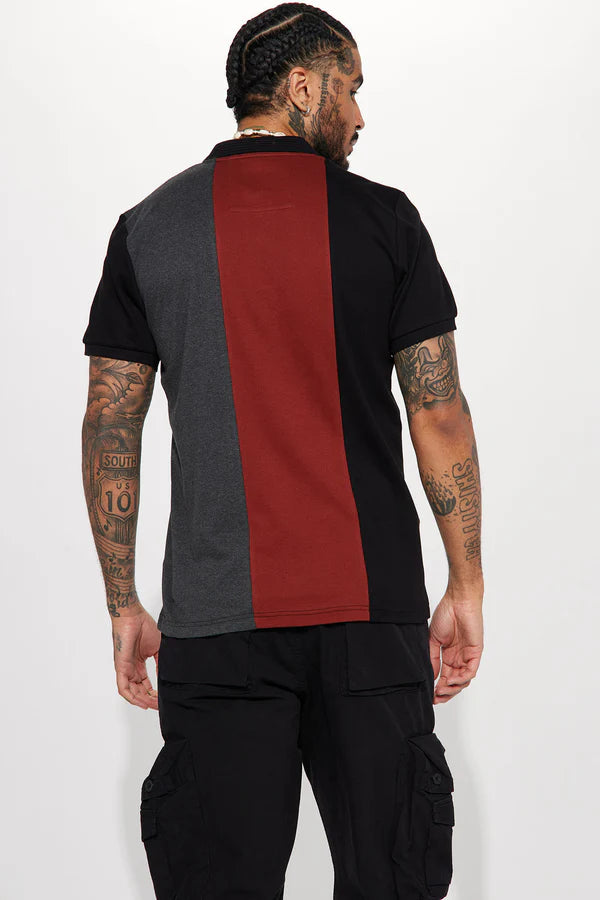 Kingpin Short Sleeve Polo - Black/combo