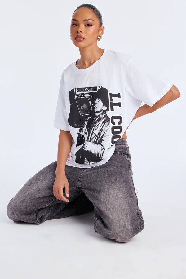 LL Cool J Boombox Tee - White